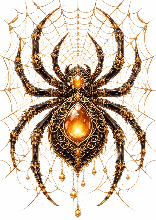 Rice Paper For Decoupage Gothic Spider Web Full Cat. No.9137