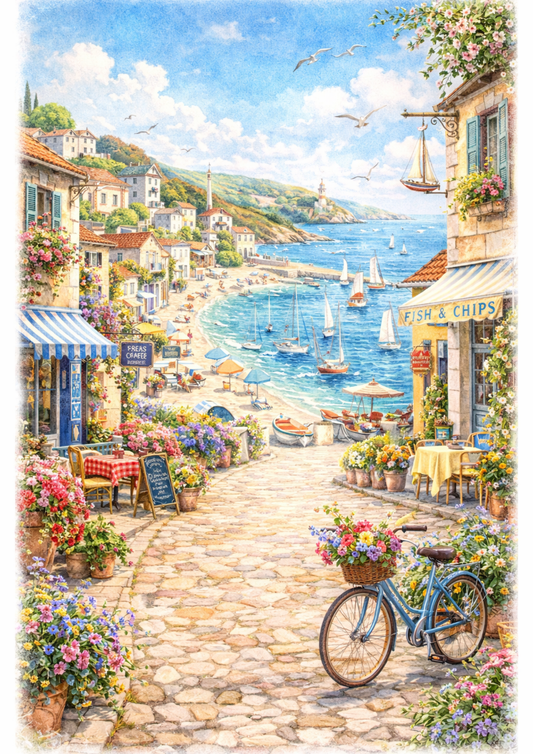 Reispapier für Decoupage, Blumenhintergrund, vollständig, Kat. Nr. 4809
