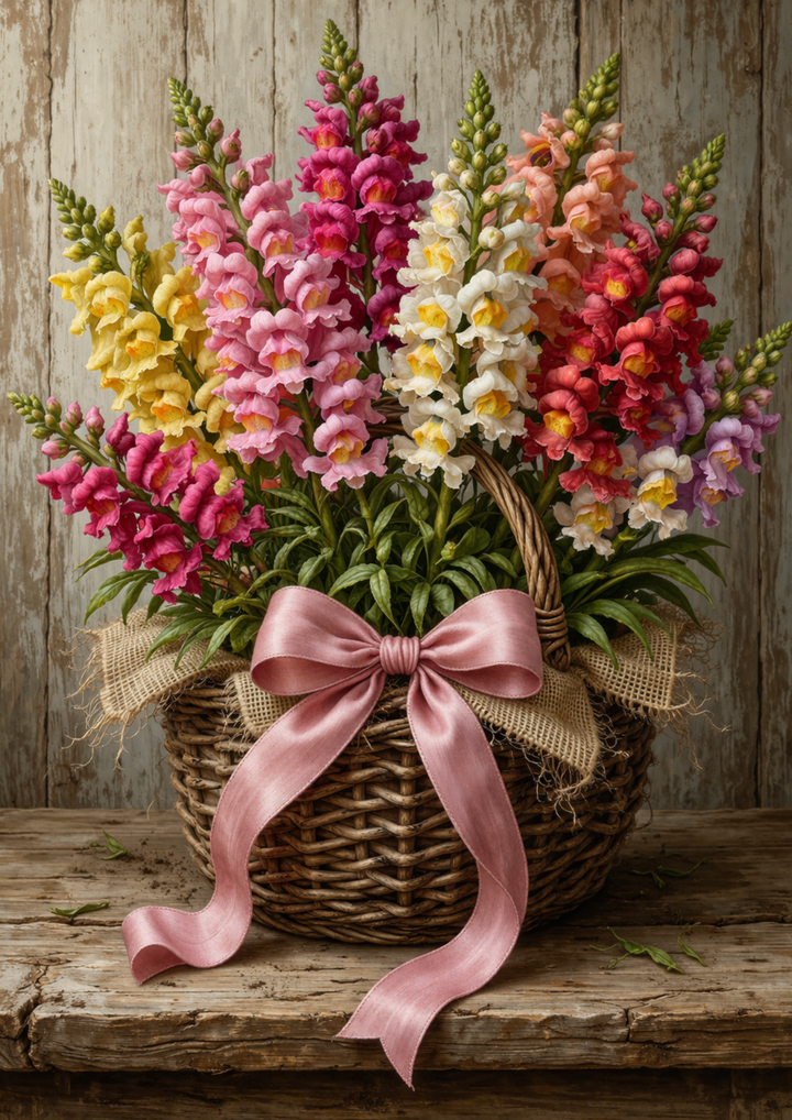 Rice Paper For Decoupage Bouquet of Gladioli  Full Cat. No.9183