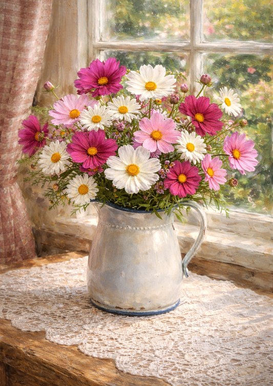 Reispapier für Decoupage, Blumenhintergrund, vollständig, Kat. Nr. 4809