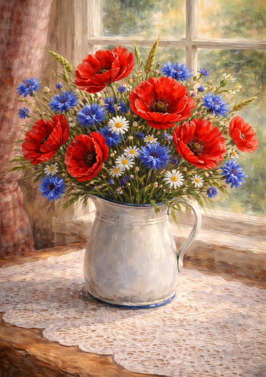 Reispapier für Decoupage, Blumenhintergrund, vollständig, Kat. Nr. 4809