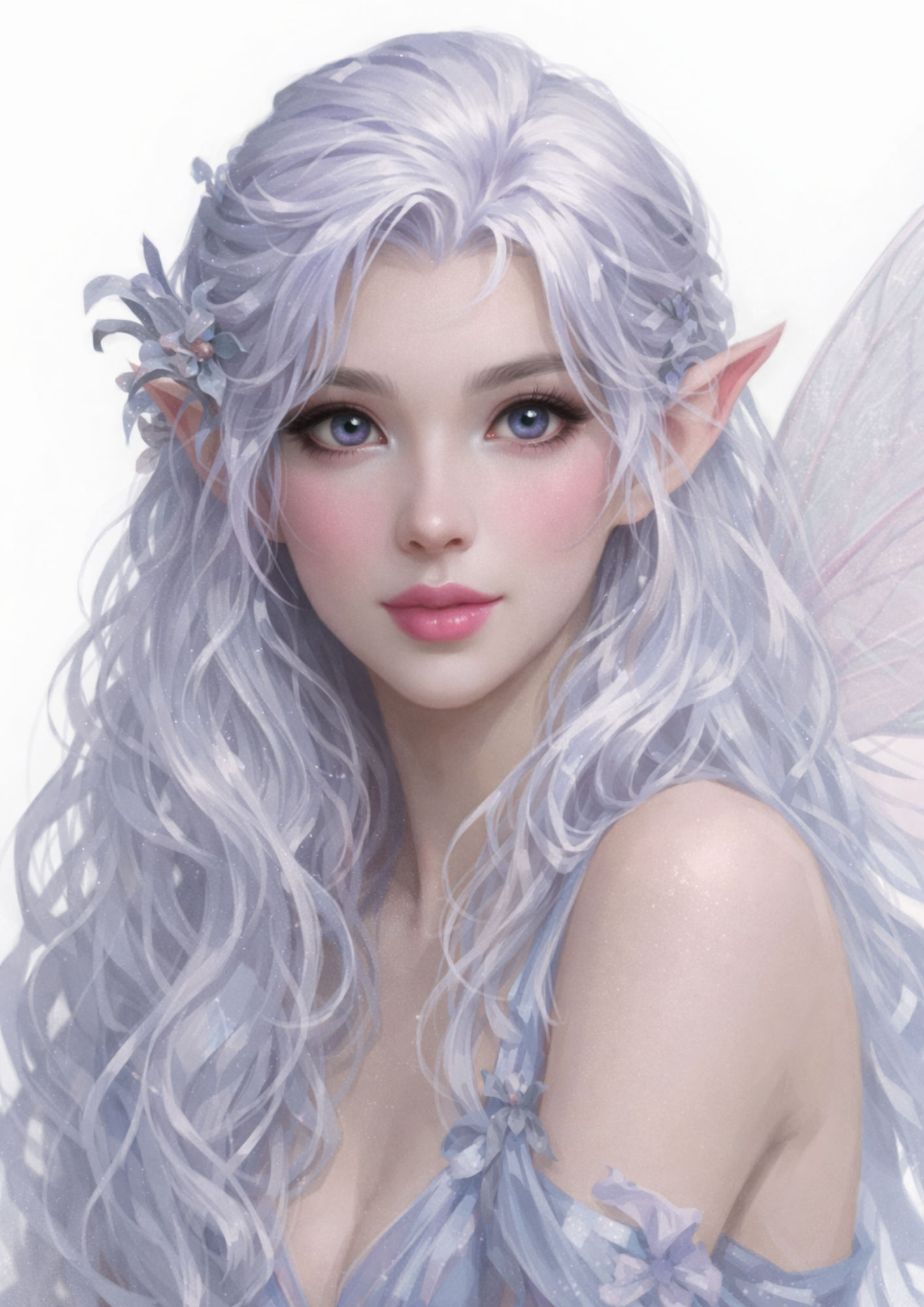 Rice Paper For Decoupage Etheral Fairy Portrait Full Cat. No. 9207