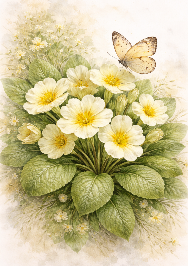 Rice Paper For Decoupage Butterfly on Spring Flowers Full Cat. No.9241