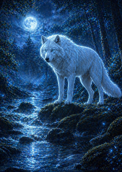 Rice Paper For Decoupage Wild Soul - Majestic Wolf Full  Cat. No.9344
