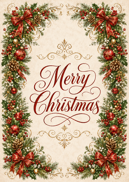 Rice Paper For Decoupage Christmas Garlands Full  Cat. No. 9388