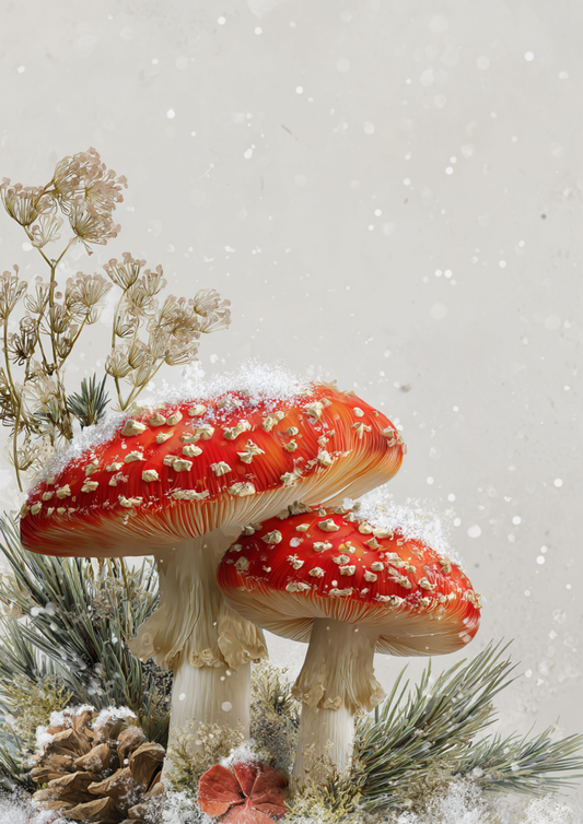 Rice Paper For Decoupage  Forest Toadstools  Full  Cat. No. 9422
