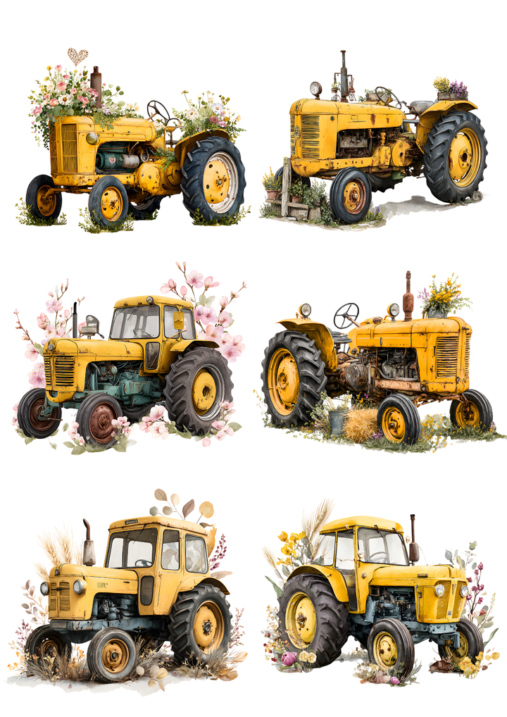 Reispapier für Decoupage, Blumenhintergrund, vollständig, Kat. Nr. 4809
