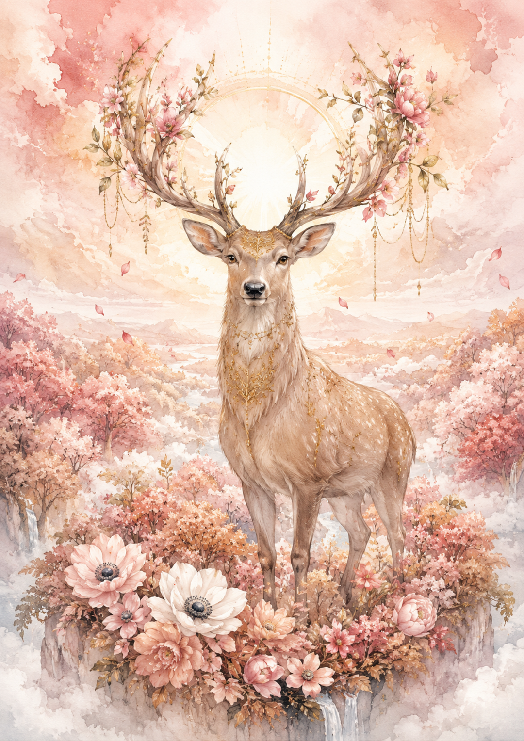 Reispapier für Decoupage, Blumenhintergrund, vollständig, Kat. Nr. 4809