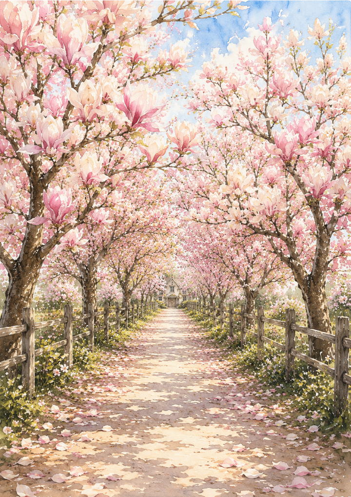Rice Paper For Decoupage Magnolia&