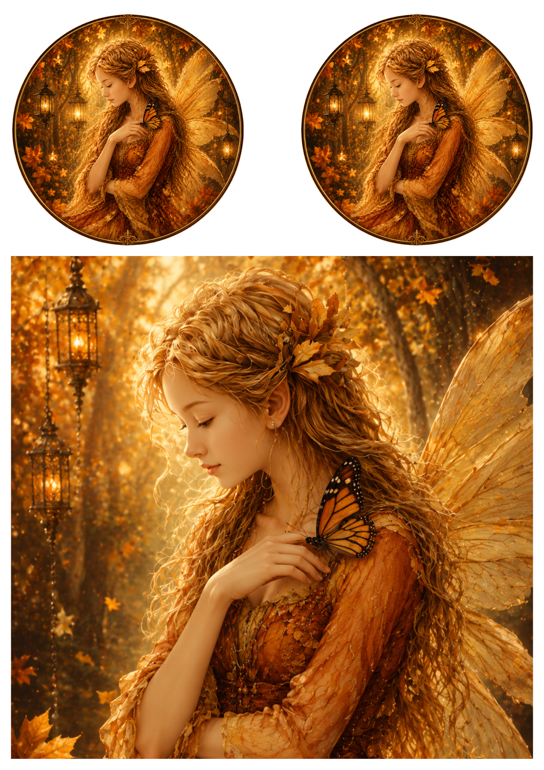 Rice Paper For Decoupage Beautiful Fairy Portrait Collage Cat. No. 9746
