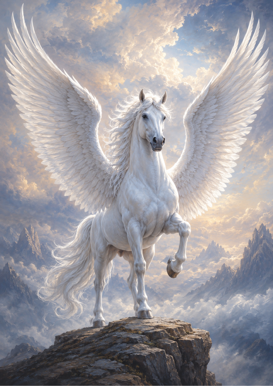 Rice Paper For Decoupage Majestic Pegasus  Full Cat. No. 9777