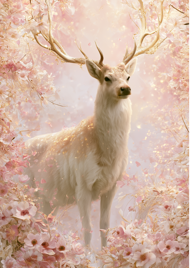 Rice Paper For Decoupage Etheral Majestic Stag Full Cat. No. 9782