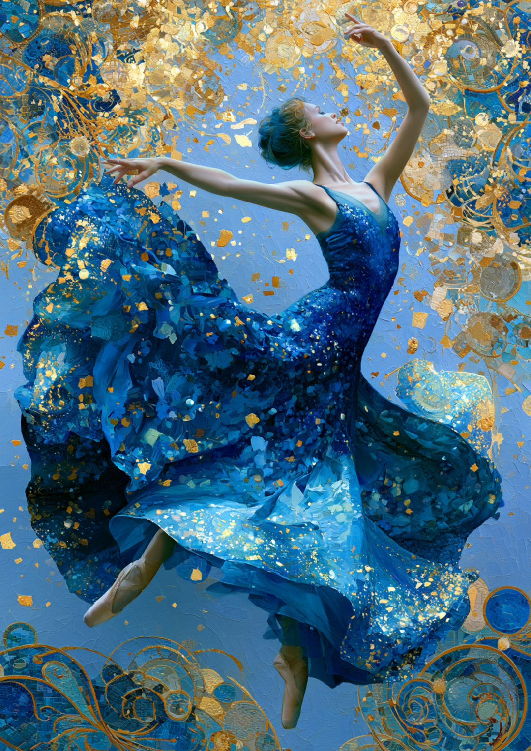 Rice Paper For Decoupage Beautiful Ballerina Dance Full Cat. No. 9794