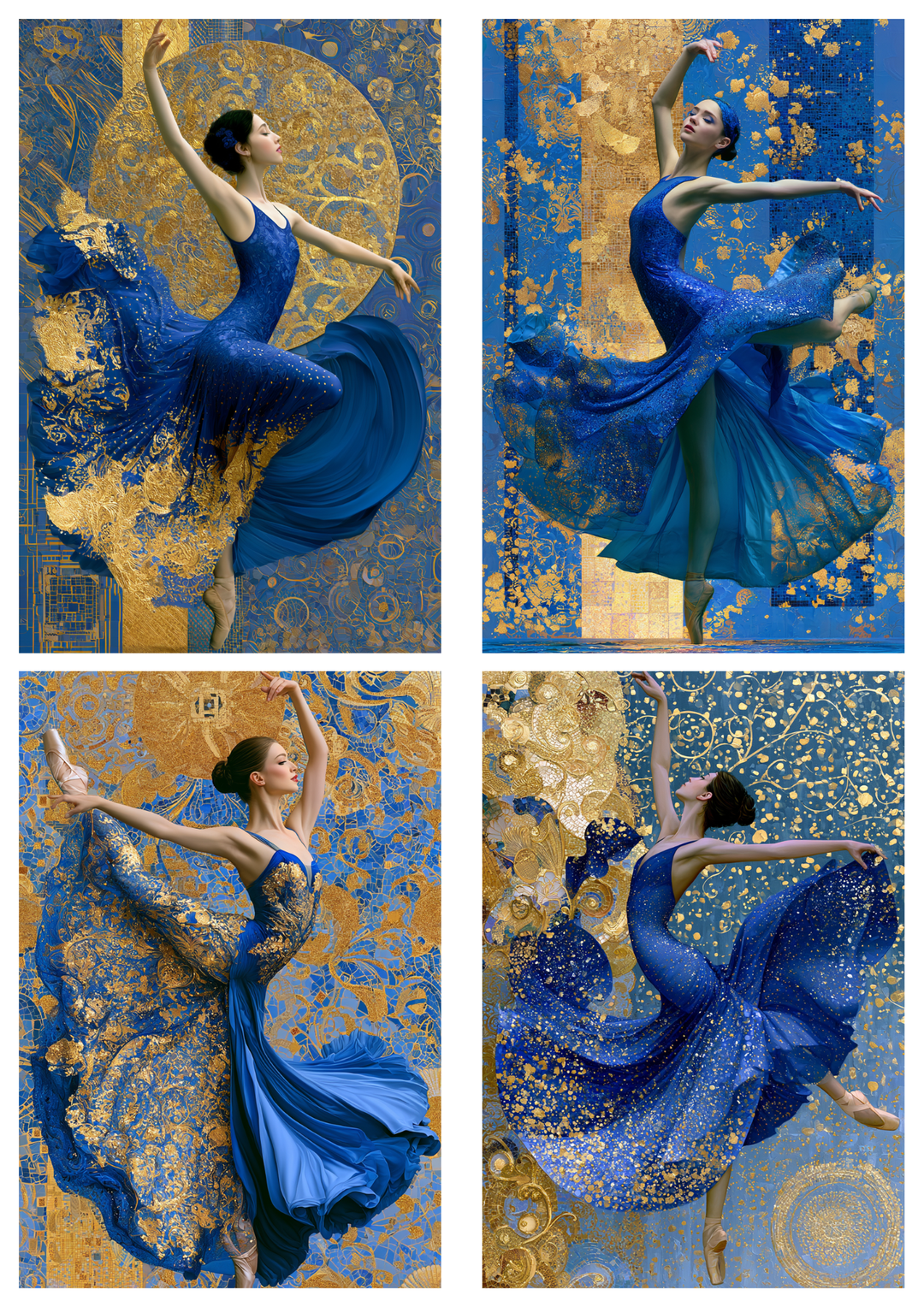 Rice Paper For Decoupage Beautiful Ballerina Dance Collage Cat. No. 9795