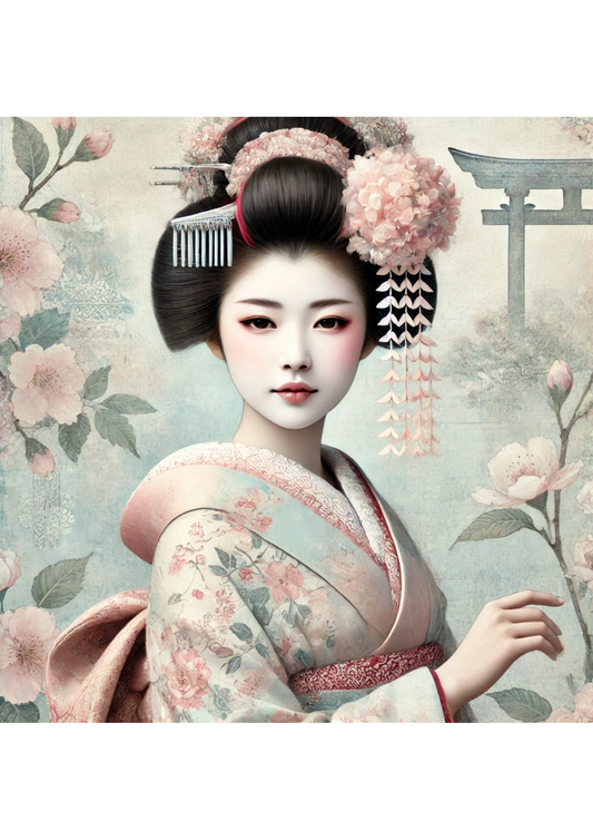 Reispapier für Decoupage Geisha Schabby Chic Full Kat. Nr. 2992