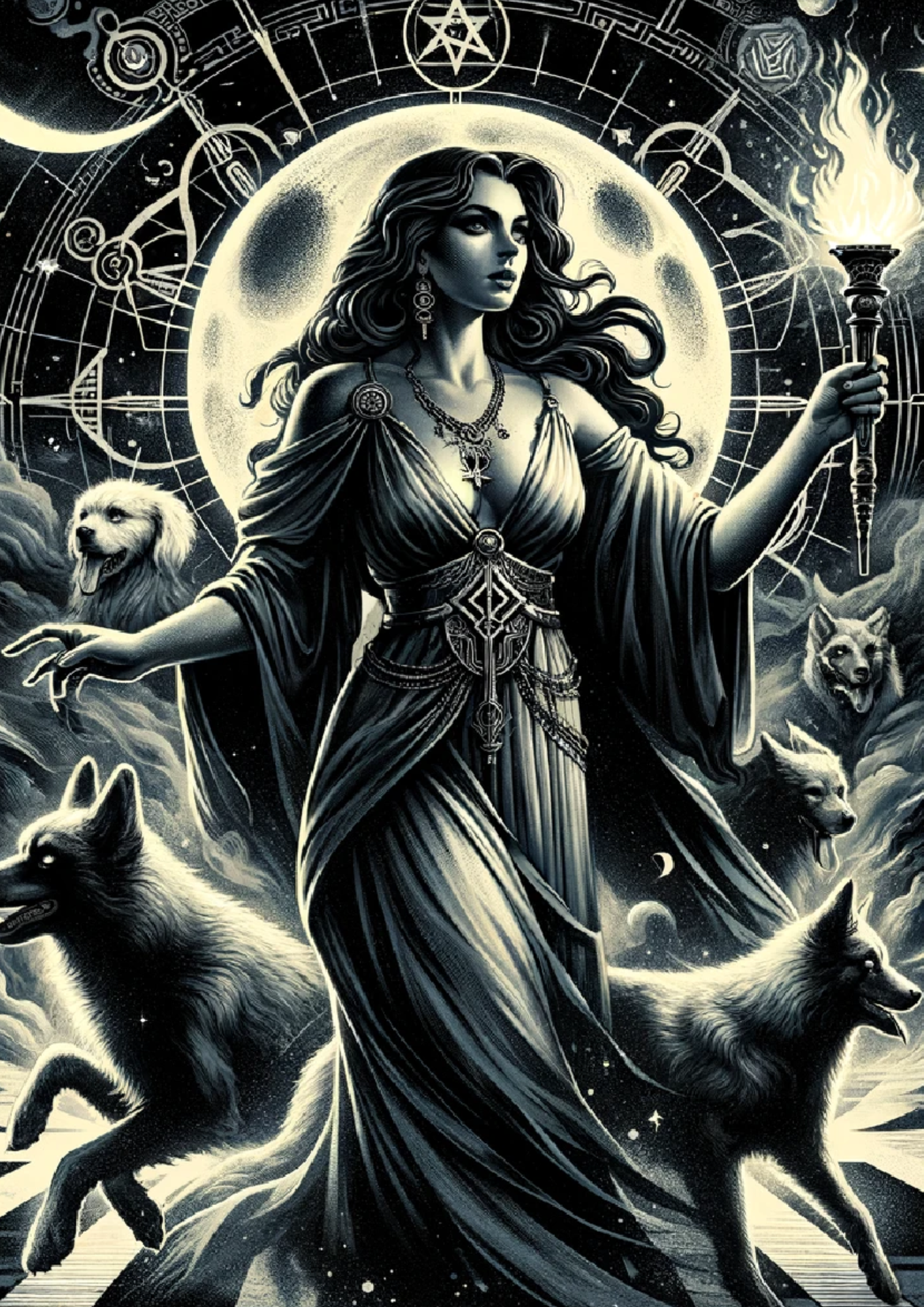 Reispapier für Decoupage Hecate Full Cat Nr. 908