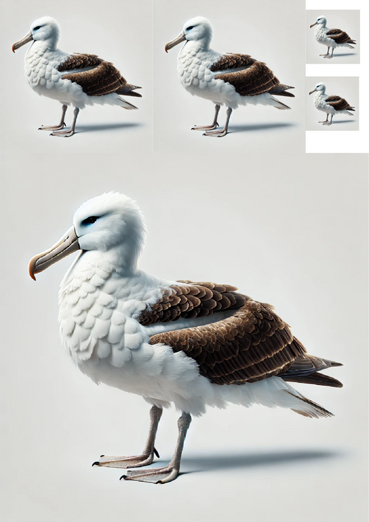 Reispapier für Decoupage Albatross Collage Kat. Nr. 1255