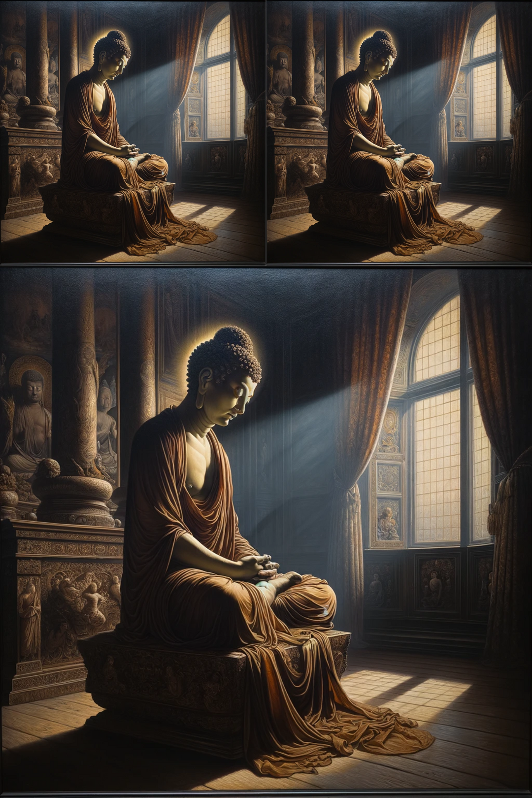 Reispapier für Decoupage Buddha im Stil von Jan Matejko, Kat. Nr. 82