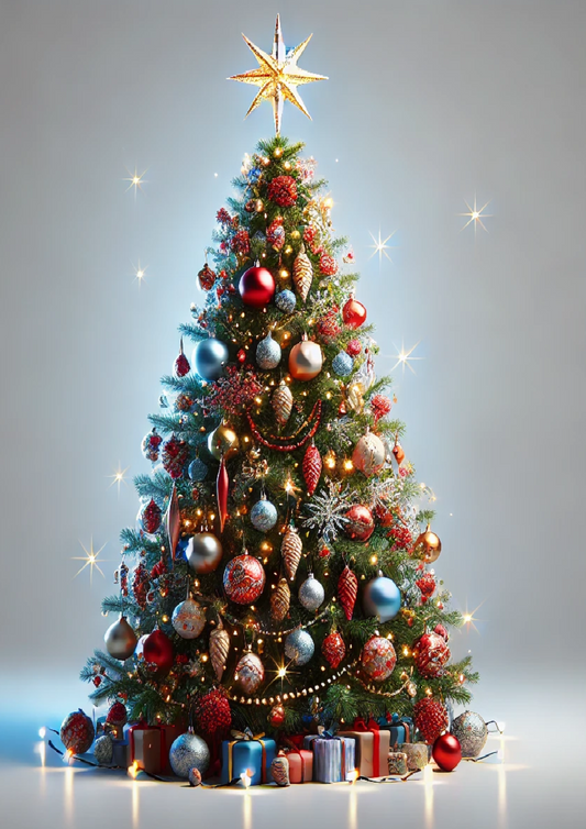 Rice Paper for Decoupage Christmas Tree Full Cat. No. 1493