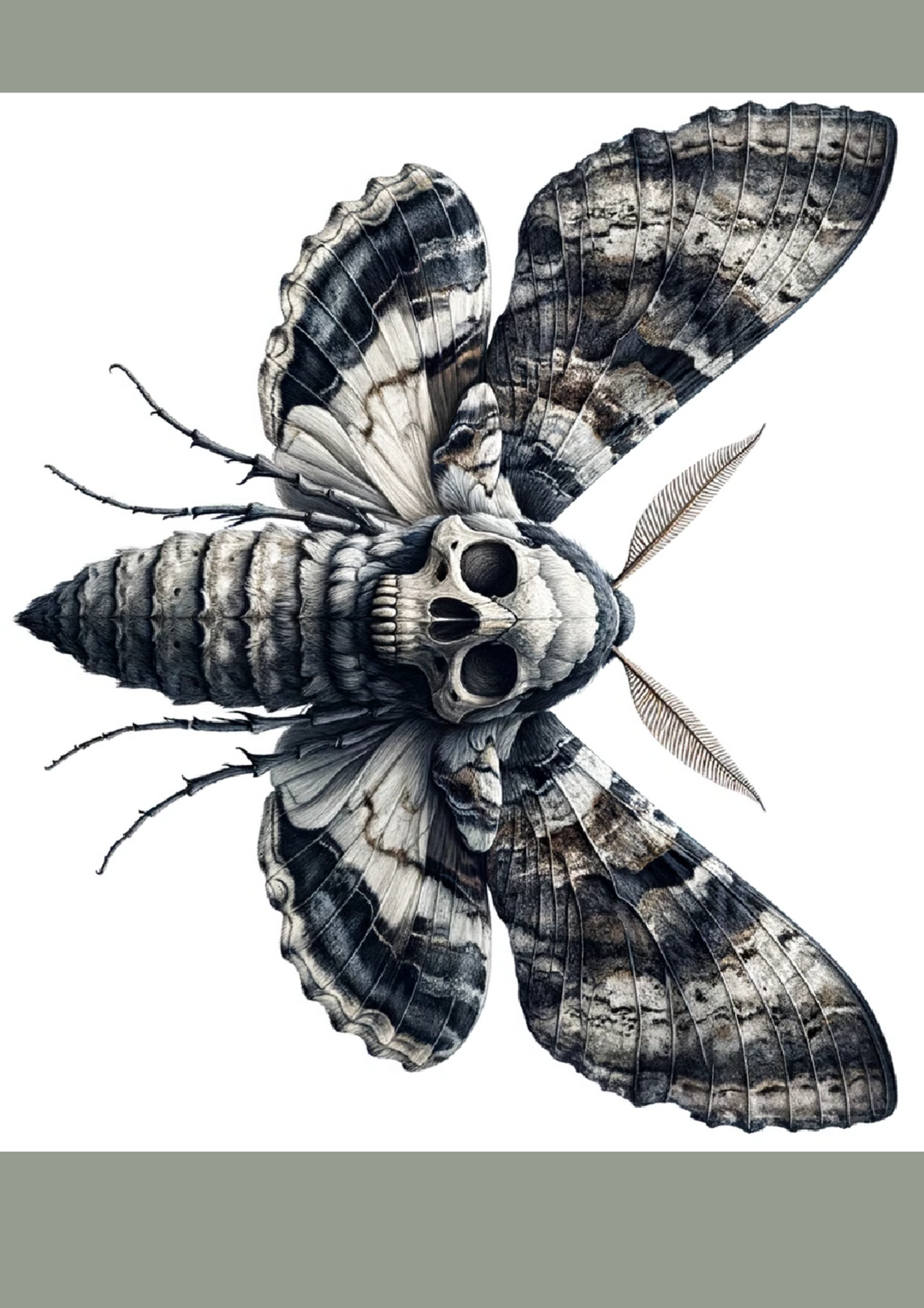 Rice Paper For Decoupage Moth Death&