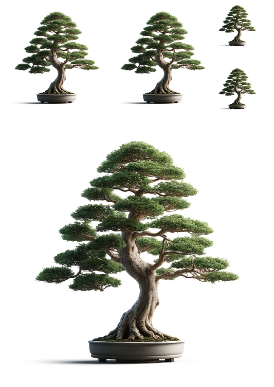 Rice Paper For Decoupage Bonsai Tree Collage Cat No. 1061