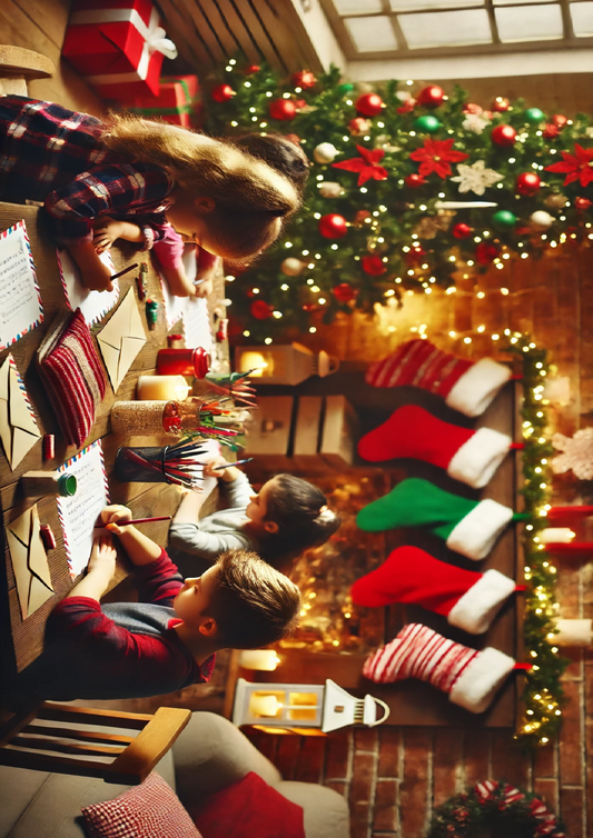 Rice Paper for Decoupage Children Write a Letter to Santa Claus Full Cat. No. 1517