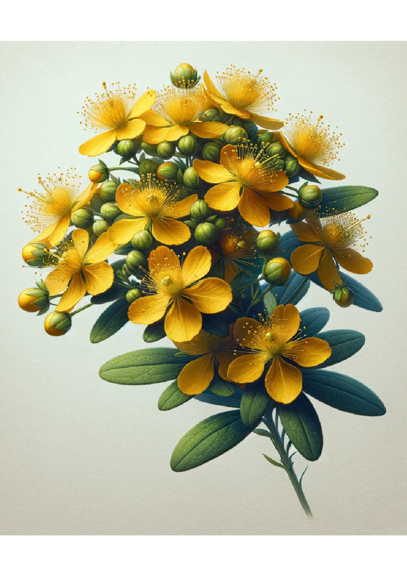 Rice Paper For Decoupage St. John's Wort Full Cat No. 1064