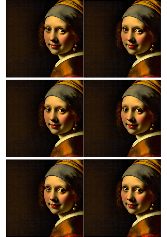 Reispapier für Decoupage Frau im Stil von Rembrandt Collage Kat. Nr. 1912