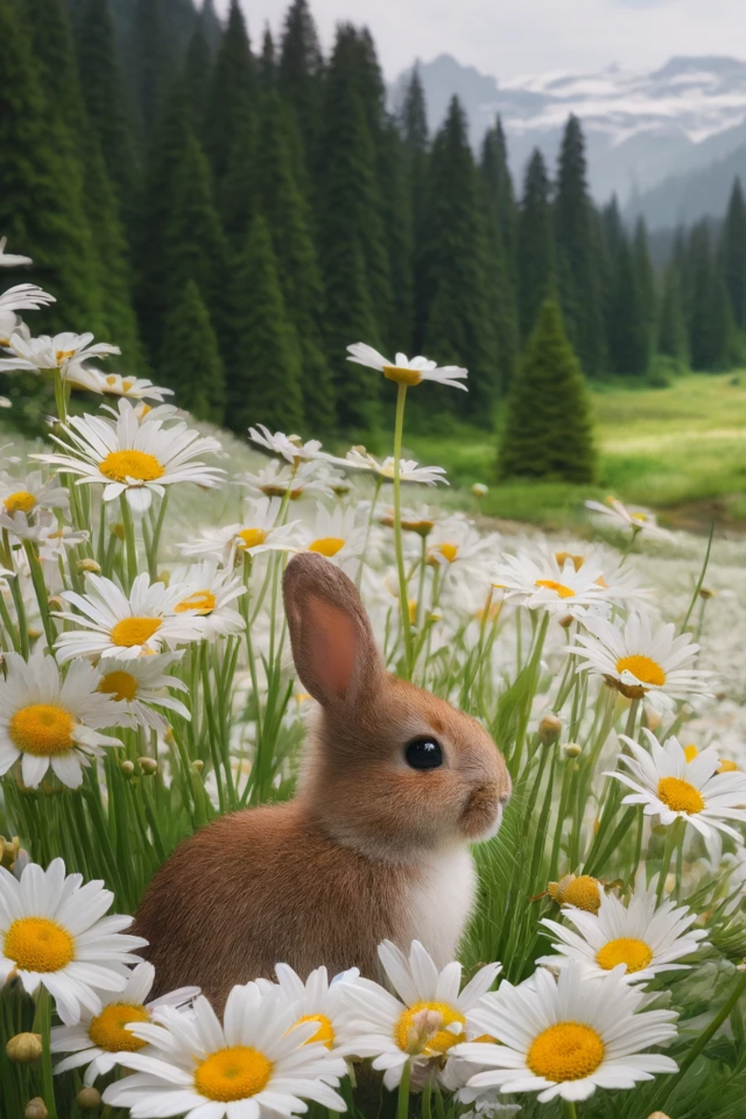 Reispapier für Decoupage Hase auf der Wiese 2 Collage Kat. Nr. 617