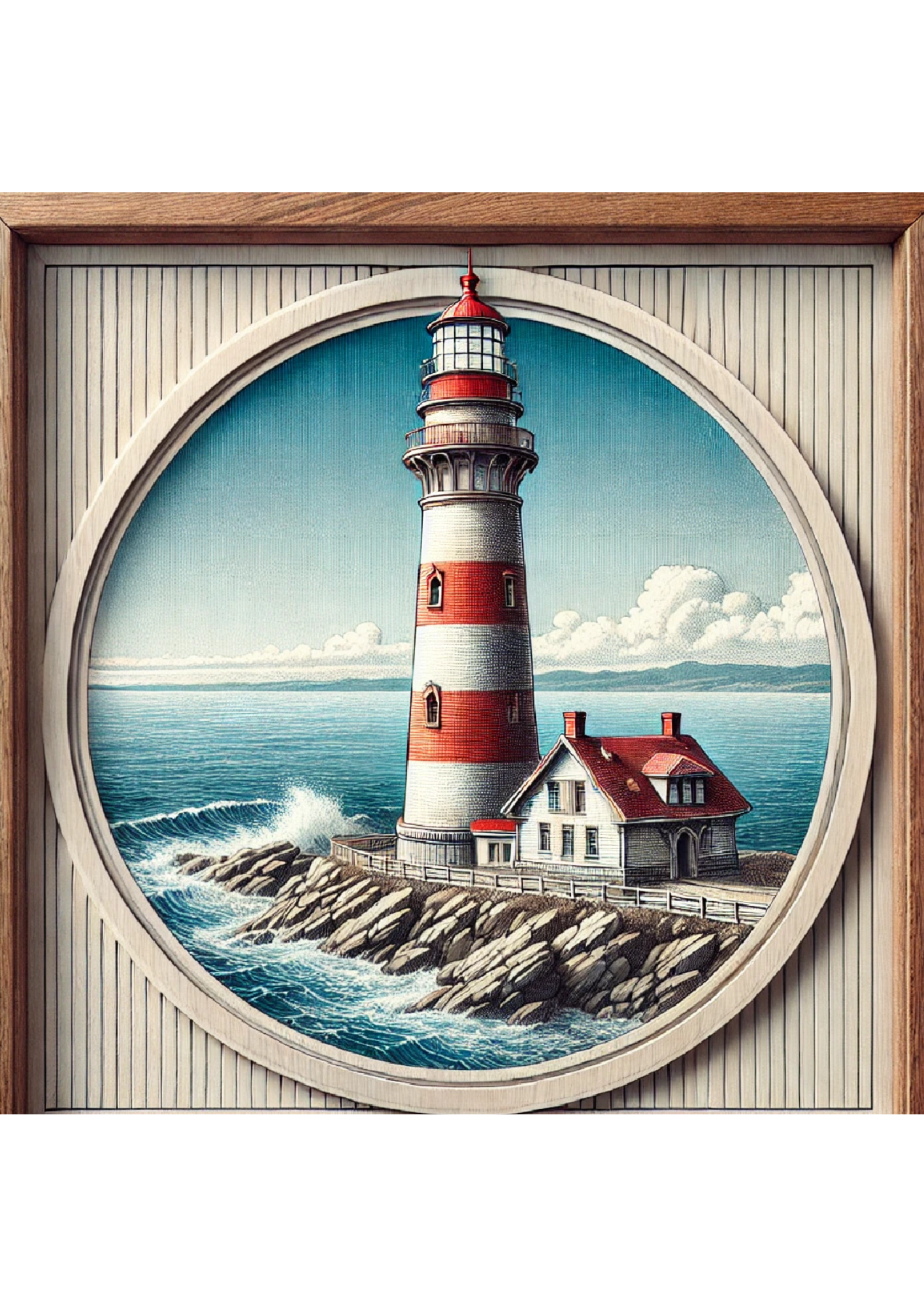 Reispapier für Decoupage Leuchtturmbild Voll Kat. Nr. 1316