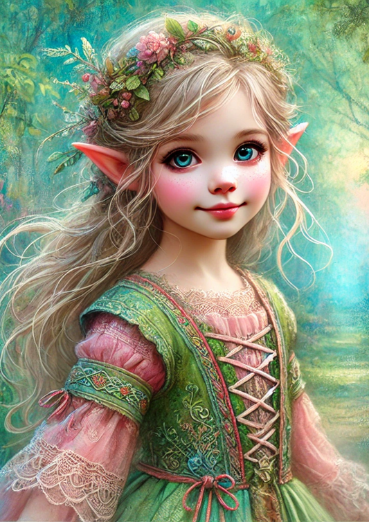 Reispapier für Decoupage Woodland Elf Full, Kat. Nr. 2075