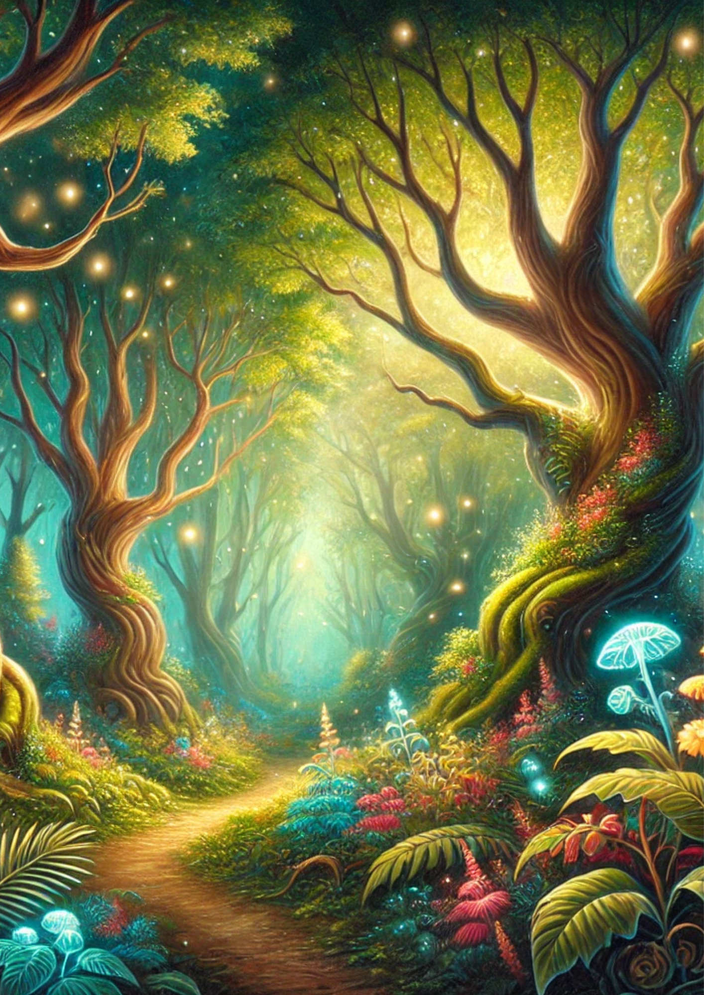 Reispapier für Decoupage „Magical Forest Full“, Kat. Nr. 2111