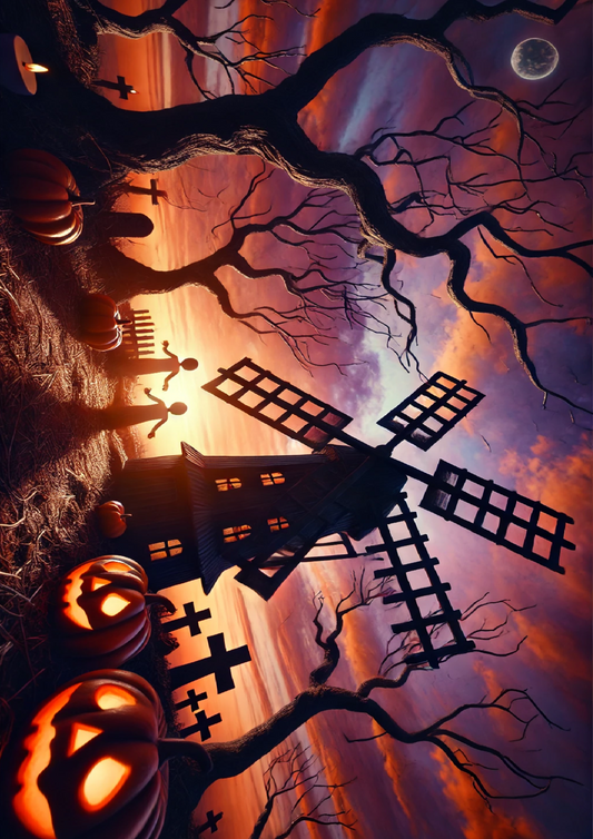 Reispapier für Decoupage Halloween Mill Full Kat. Nr. 1625