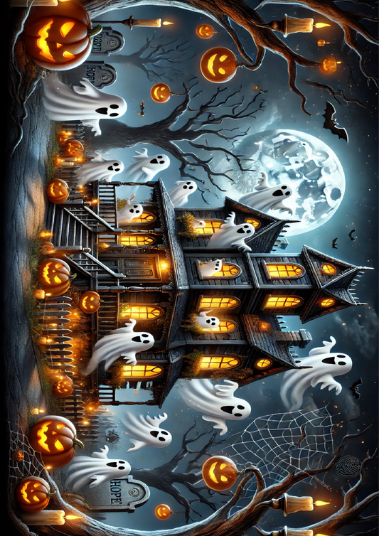 Reispapier für Decoupage Haunted House Full Kat. Nr. 1631