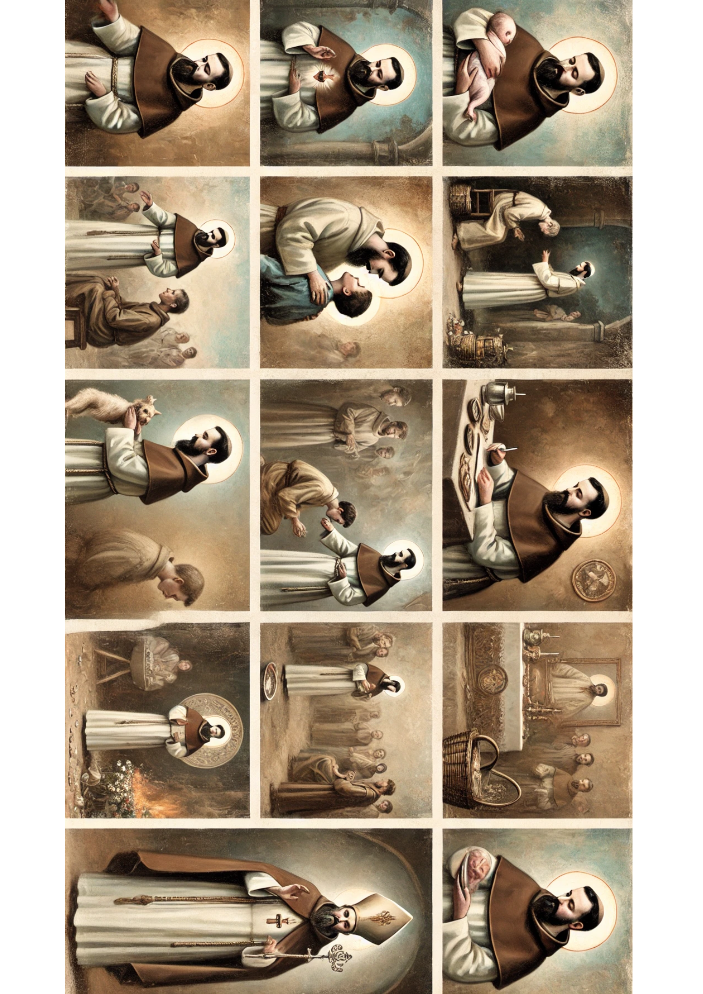 Reispapier für Decoupage Padre Pio Full Kat. Nr. 3081