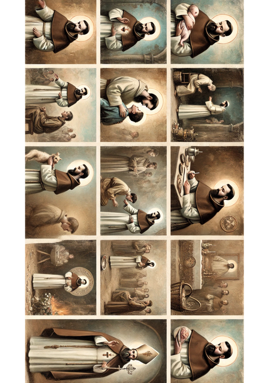 Reispapier für Decoupage Padre Pio Full Kat. Nr. 3081
