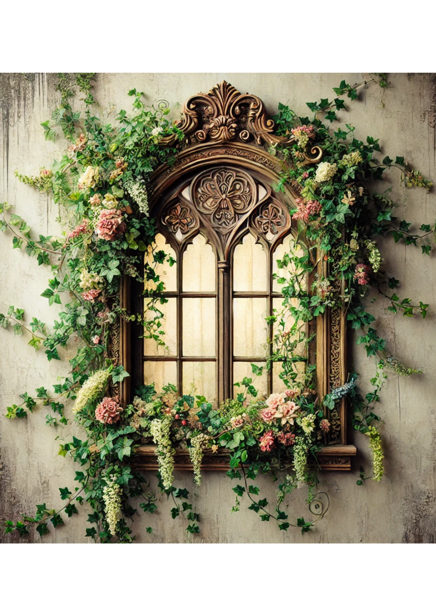 Reispapier für Decoupage-Fenster, voll, Kat. Nr. 2195