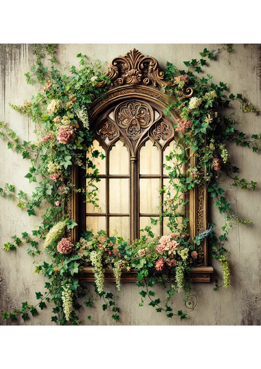 Reispapier für Decoupage-Fenster, voll, Kat. Nr. 2195