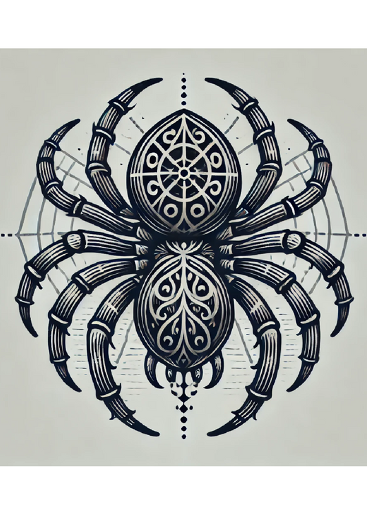 Reispapier für Decoupage-Spinne im gotischen Stil, vollständige Kat.-Nr. 1446