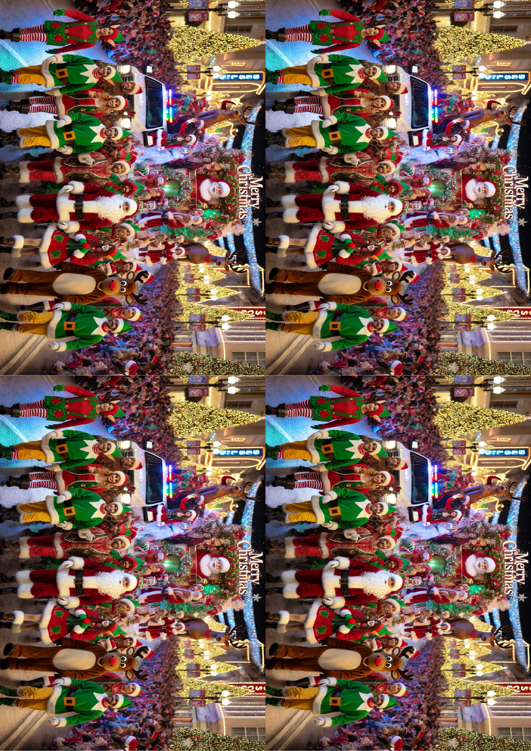 Reispapier für Decoupage Christmas Parade Collage Kat. Nr. 1570
