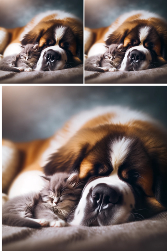 Reispapier für Decoupage Hund und Katze Katze Nr. 28