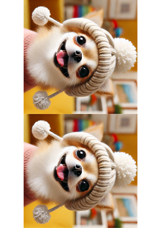 Reispapier für Decoupage Chihuahua 2 Collage aus zwei Kat. Nr. 2624