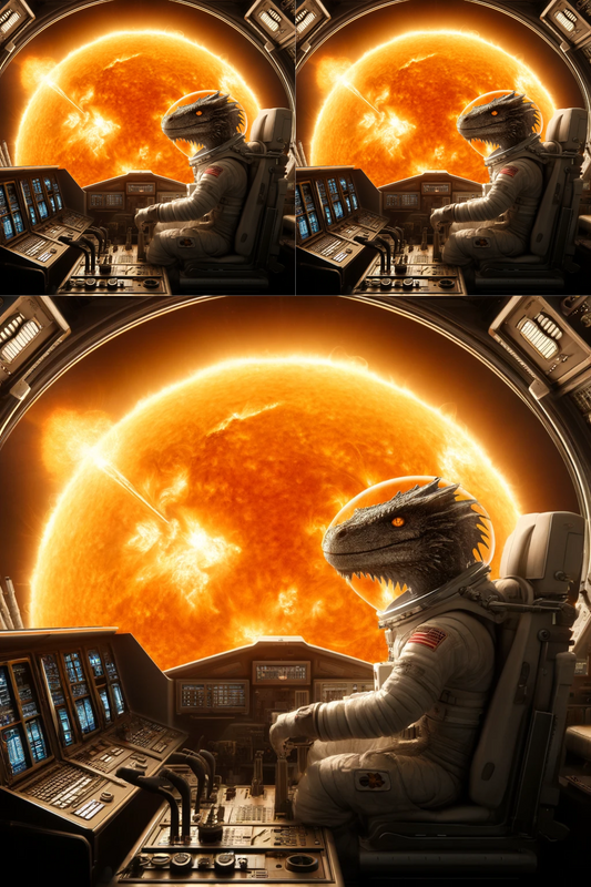 Rice paper for decoupage Dragon Against the Sun, Cat. No. 321