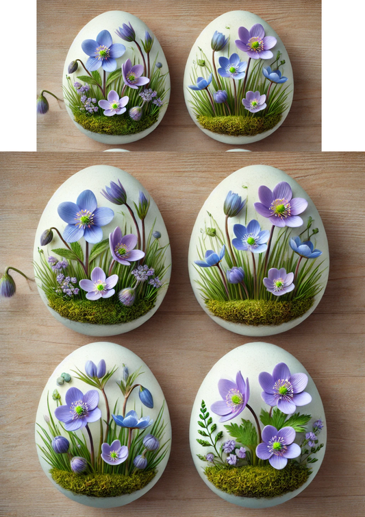 Reispapier für Decoupage-Ostereier, komplett, Kat. Nr. 3158