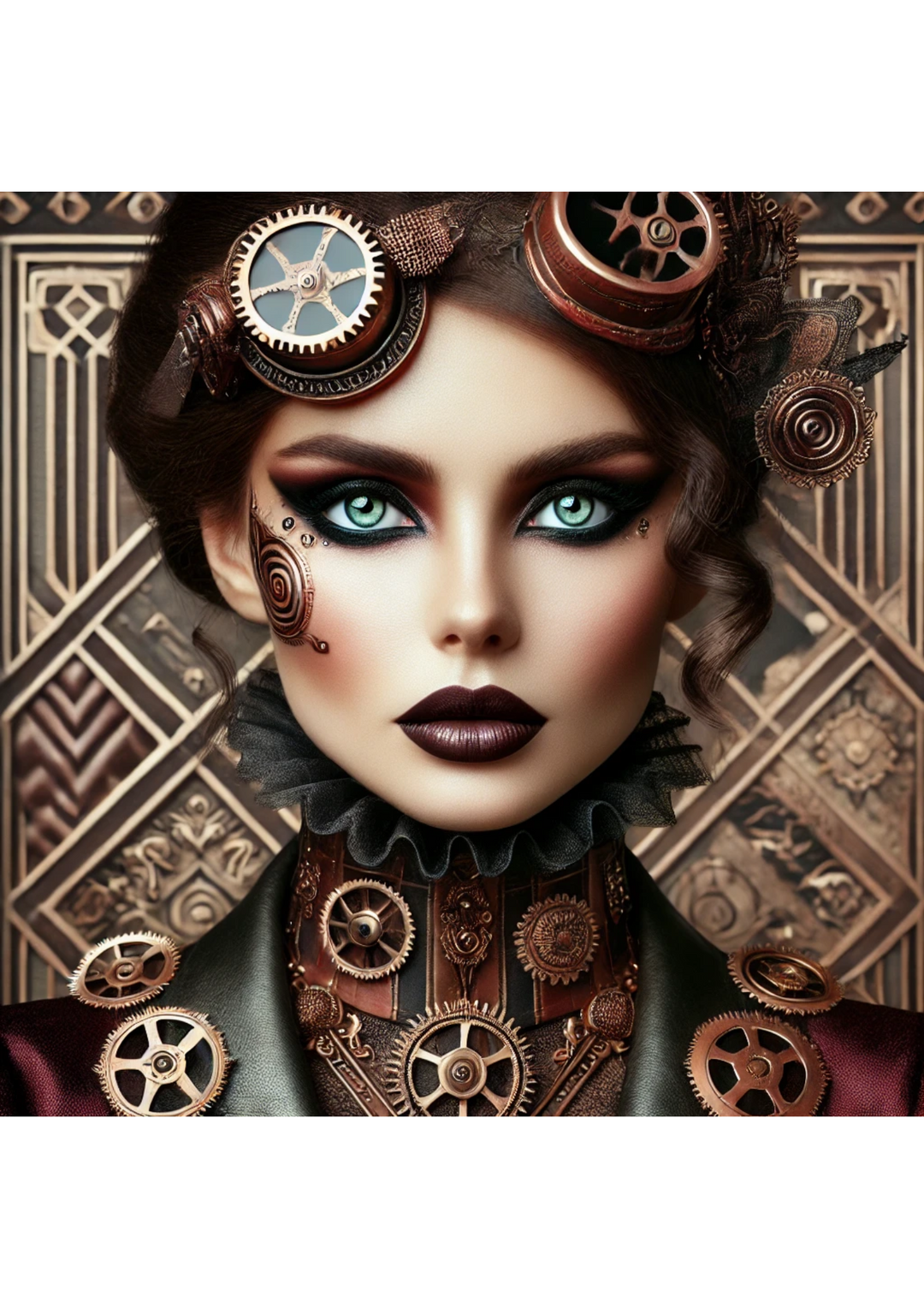 Reispapier für Decoupage Steampunk Woman Full Kat. Nr. 3160