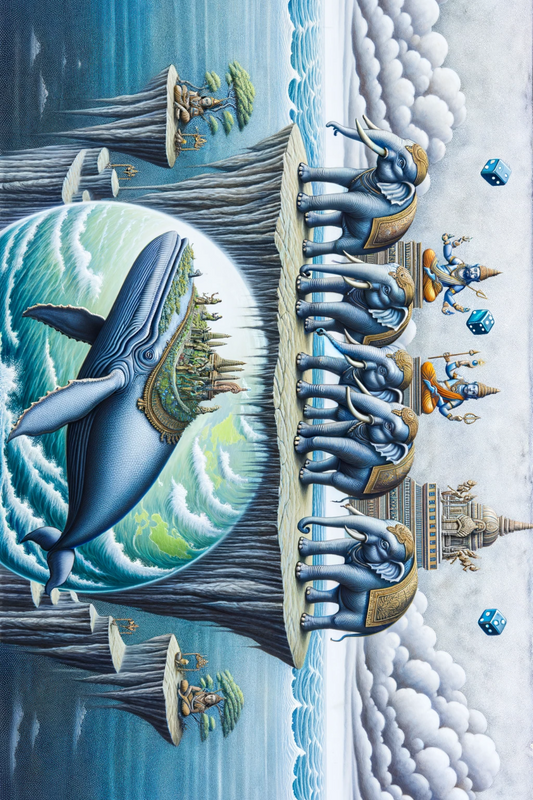 Rice Paper for Decoupage Whale and Blue Elephants Full Cat. No. 477