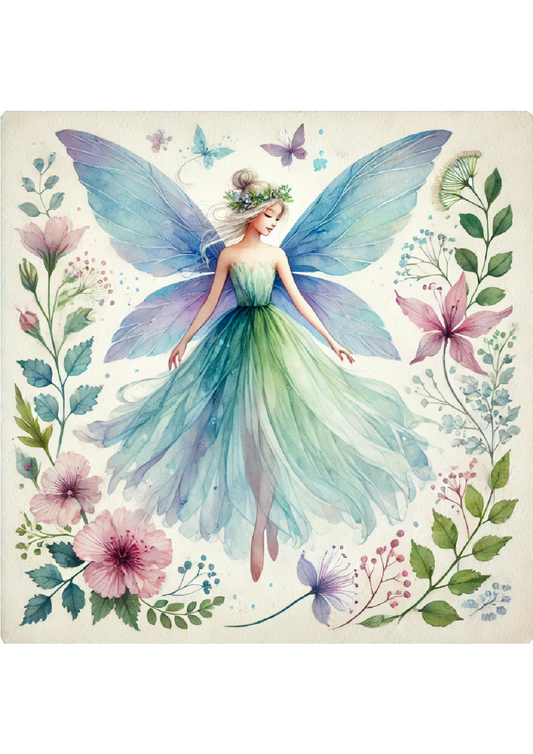 Reispapier für Decoupage, Fee, Aquarell 2, vollständige Kat.-Nr. 2706
